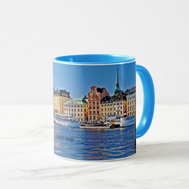 Stockholm, Schweden Tasse (VorderseiteRechts)