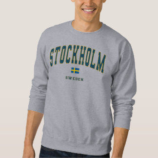 Stockholm Schweden Vintage Uni Stil Sweatshirt
