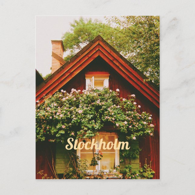 Stockholm, Södermalm, Schweden Feiertagspostkarte (Vorderseite)