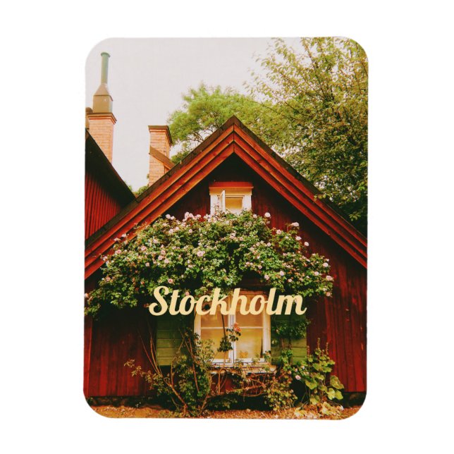 Stockholm, Södermalm, Schweden Magnet (Vertikal)
