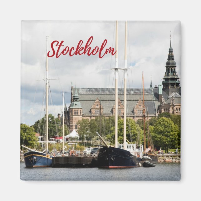 Stockholm Souvenir Magnet (Vorne)