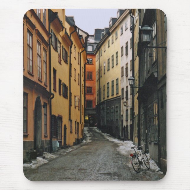 Stockholm-Straße Mousepad (Vorne)