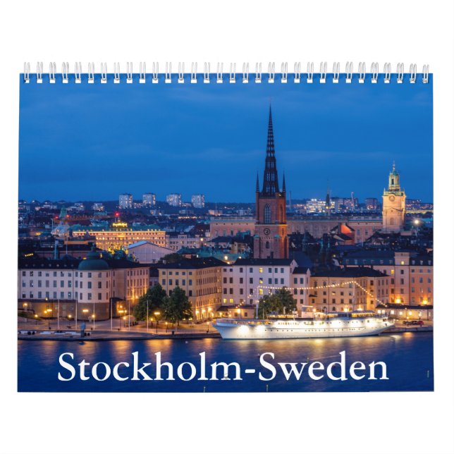 Stockholm-Sweden Calendar Kalender (Titelbild)