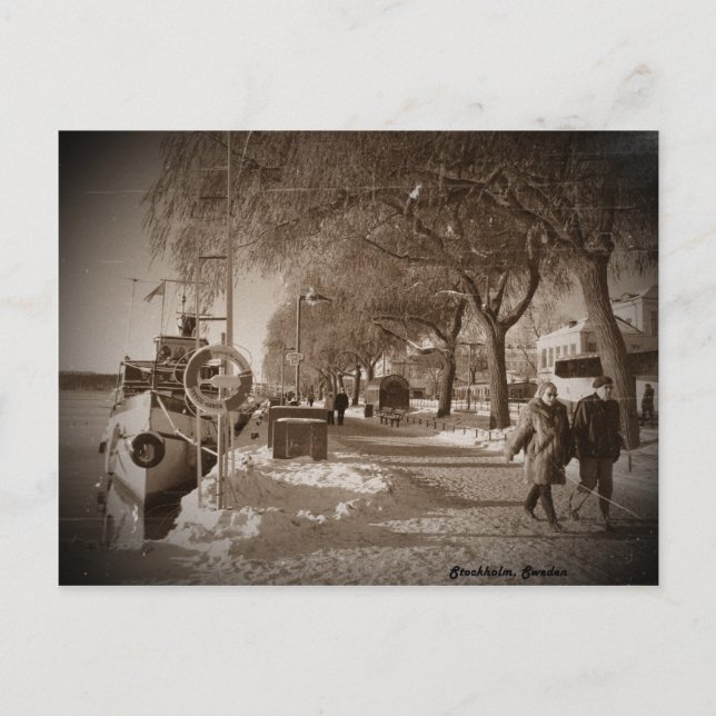 Stockholm, Sweden Postkarte (Vorderseite)