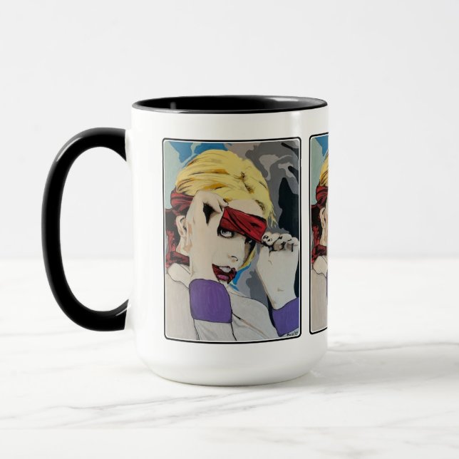 'Stockholm-Syndrom' Gemälde an einem Tasse (Links)