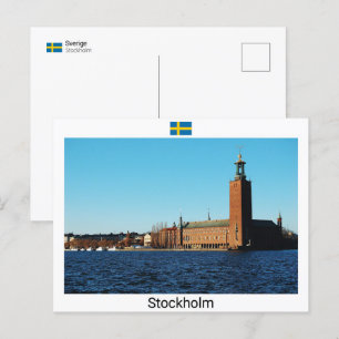 Stockholmer Rathaus - Schweden Postkarte