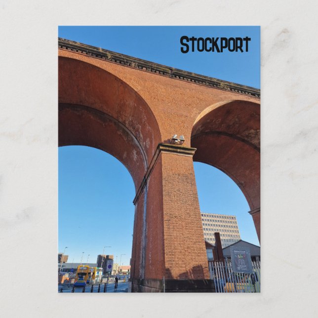 Stockport Postkarte (Vorderseite)