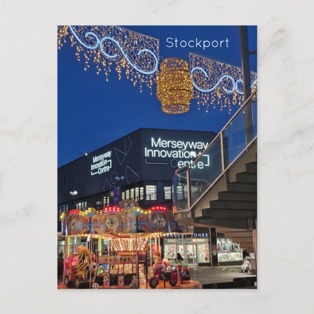 Stockport Postkarte (Vorderseite)