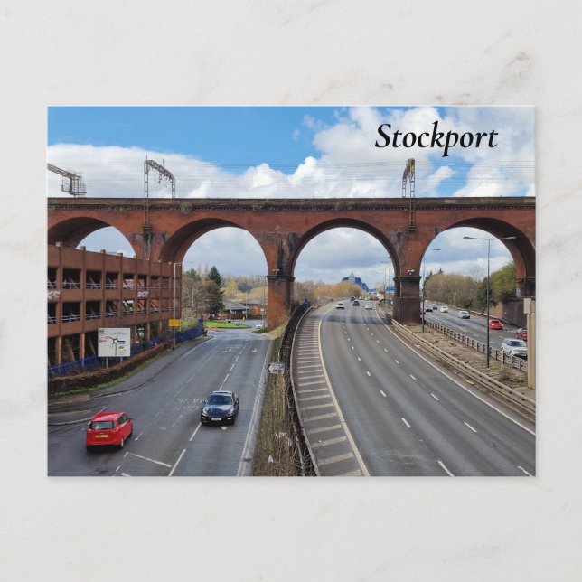 Stockport Postkarte (Vorderseite)