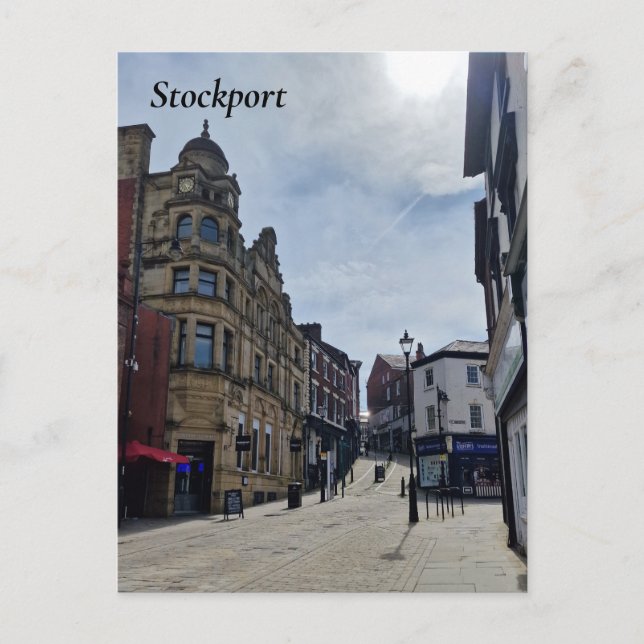 Stockport Postkarte (Vorderseite)