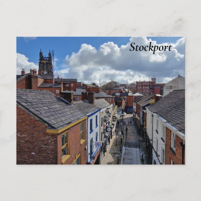 Stockport Postkarte (Vorderseite)