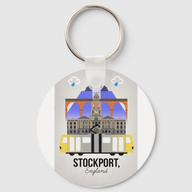 Stockport Schlüsselanhänger (Vorderseite)