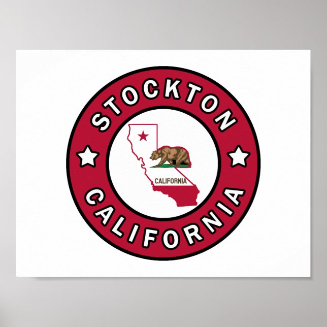 Stockton California Poster (Vorne)