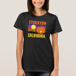 Stockton Kalifornien Frohe Halloween-Party Local C T-Shirt
