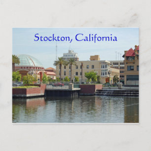 Stockton, Kalifornien Postkarte