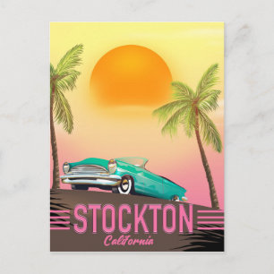 Stockton Kalifornien USA Postkarte