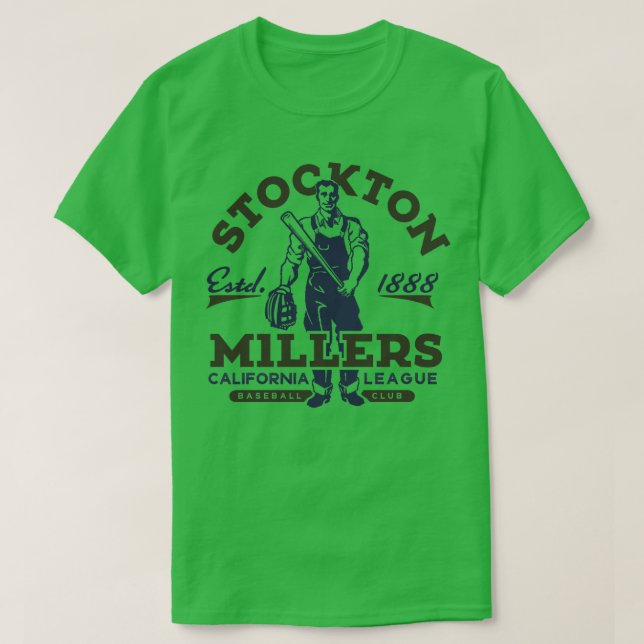 Stockton Millers Baseball T-Shirt (Design vorne)