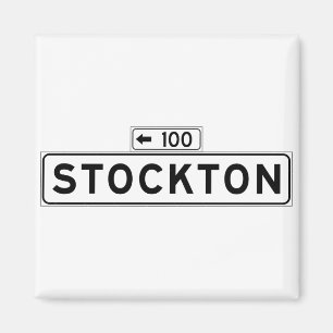 Stockton St., San Francisco Straßenschild Magnet