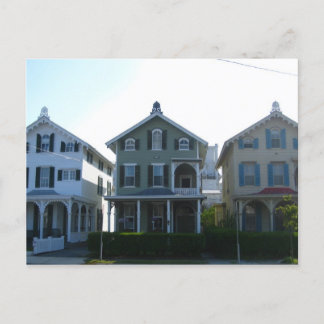 Stockton Victorian Row in Cape May Postkarte