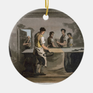 Stoff-Aufbereiter, von "Kostüm von Yorkshire" Keramikornament