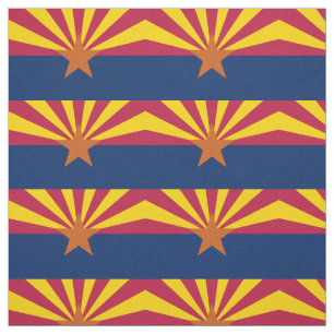 Stoff der Flagge von Arizona