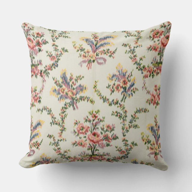 Stoff gesponnen für Königin Marie Antoinette beim Kissen (Vorderseite)