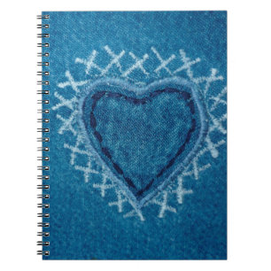 Stoff-Jeans-Textur Notizblock