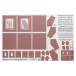 Stoff Marsala Farbe Bilderrahmen 3 Größen