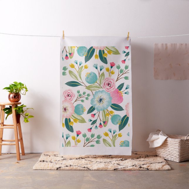 Stoff mit Blumenmuster - Anpassbar  (Beispiel)