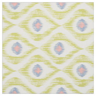 Stoff mit grünem Ikat-Muster