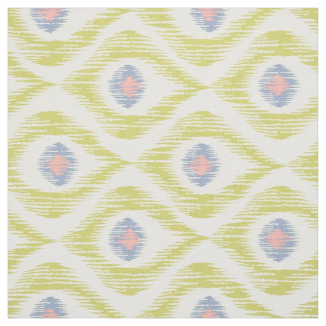 Stoff mit grünem Ikat-Muster (Muster)