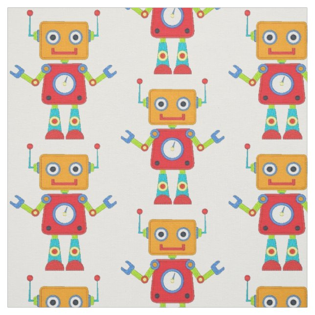 Stoff - Stitch Roboter (Muster)