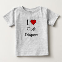 Stoff-Windel-Shirt der Liebe I