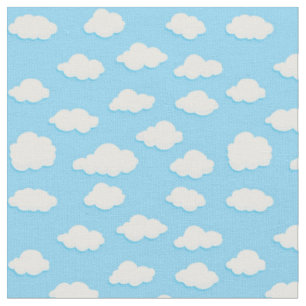 Stoff - Wolken am Himmel