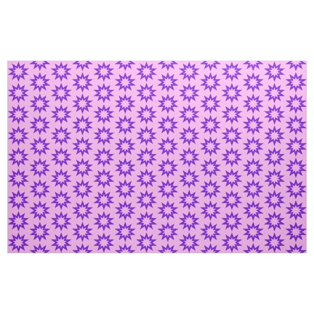 Stoffe aus rosa und Lila Sternen (Yard (91,4 cm))