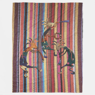 Stoffe Streifen Muster I + KOKOPELLI Fleecedecke