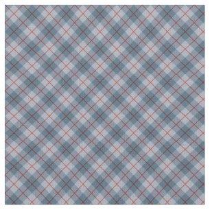 Stoffe - Tartan Blau, Grau und Rot