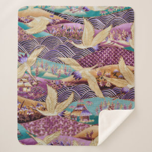 Stoffgewebe aus Spinnstoffen Sherpadecke