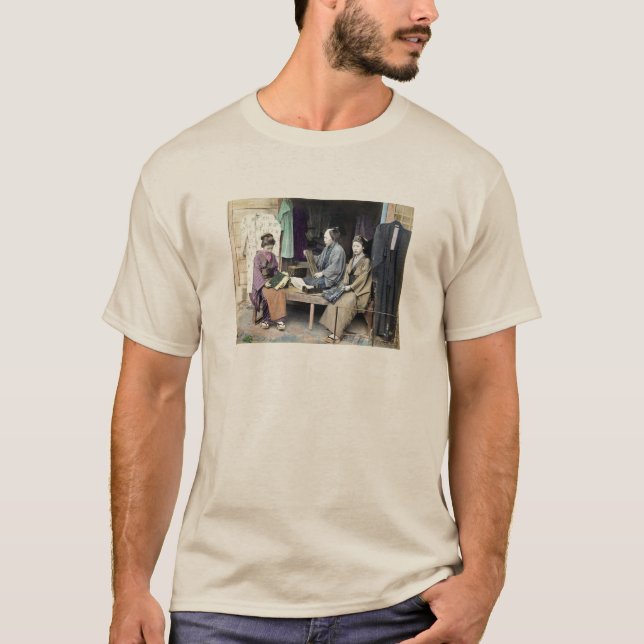 Stoffhändler Japans 1870 T-Shirt (Vorderseite)