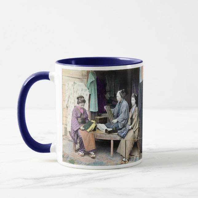 Stoffhändler Japans 1870 Tasse (Links)