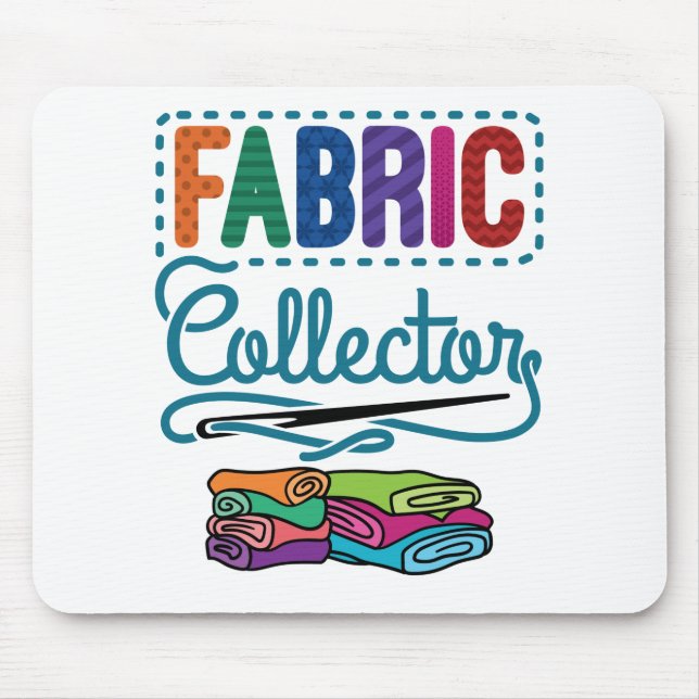 Stoffkollektor Quilting Kanalsäge Lover Mousepad (Vorne)