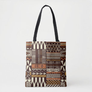 Stoffpatchwork im afrikanischen Stammesstil abstra