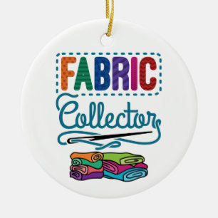 Stoffsammler Quilter Näherin Nähen Liebhaber Keramik Ornament