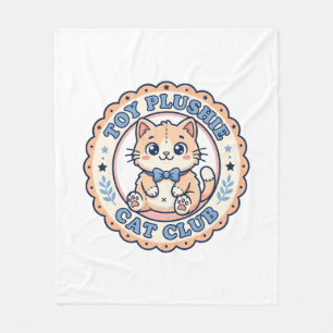 Stoffspielzeug Katze Niedliche Katze T-Shirt Desig Fleecedecke