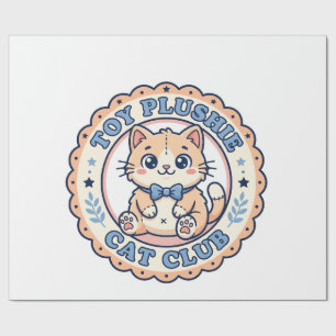 Stoffspielzeug Katze Niedliche Katze T-Shirt Desig Geschenkpapier