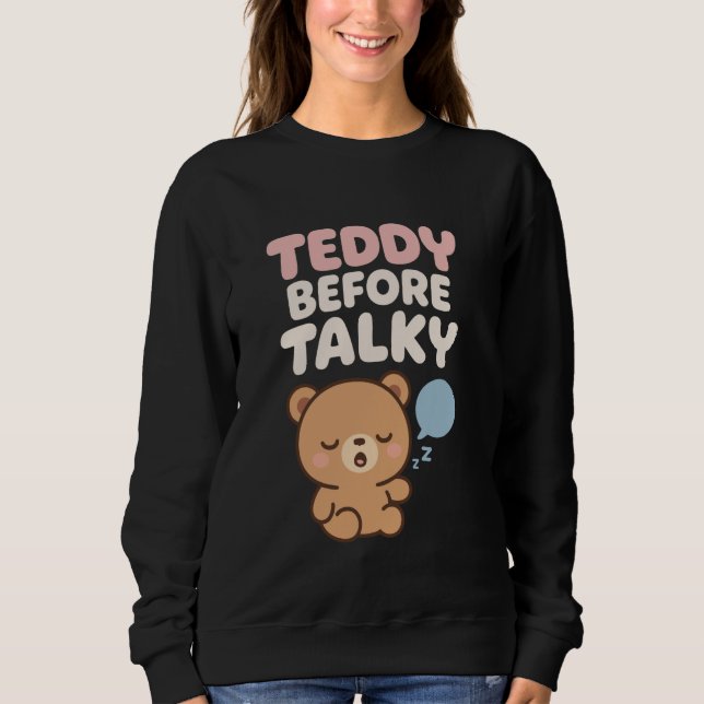 Stofftier Trost Inneres Kind Heilung Emotion Sweatshirt (Vorderseite)