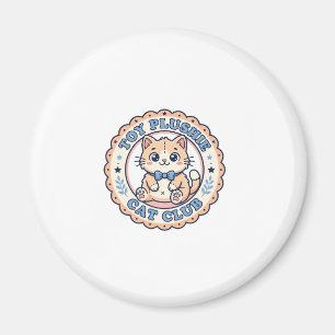 Stofftierspielzeug Katze Niedliche Katze T-Shirt-D Magnet