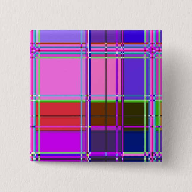 Stofftuchfarben Quadrate Button (Vorderseite)