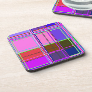 Stofftuchfarben Quadrate Untersetzer