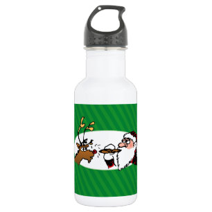 Stogie Santa Funny Cartoon Trinkflasche